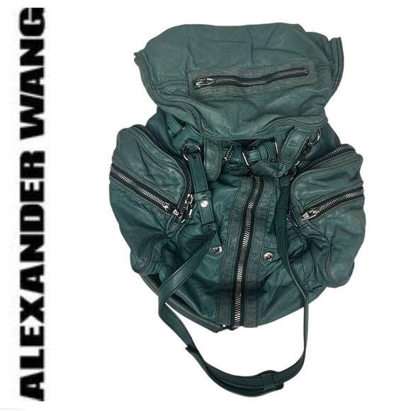 Alexander Wang Supple Lambskin Marti Convertible Moto Backpack Bag turquoise main image 15